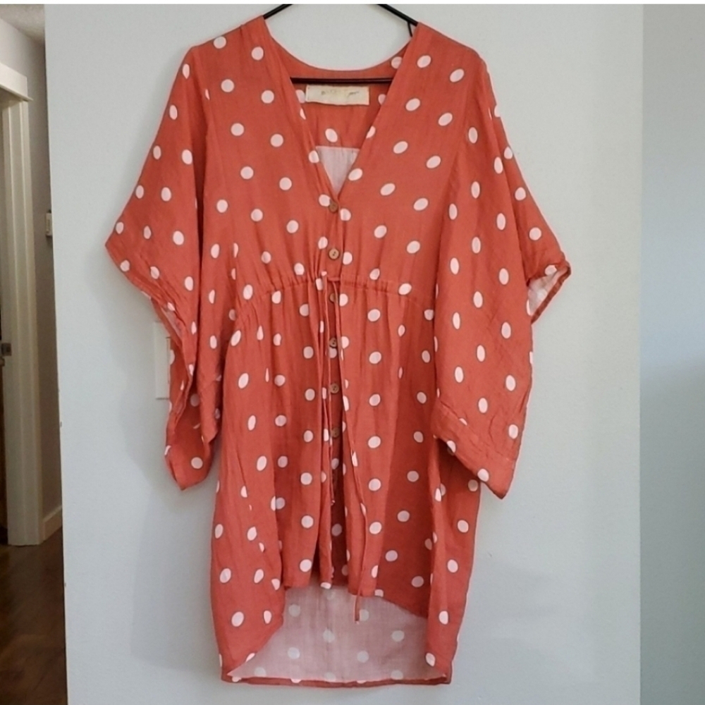 Jen's Pirate Booty Polka dots cover up